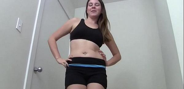  You can jerk off to me while I do my yoga exercises JOI
